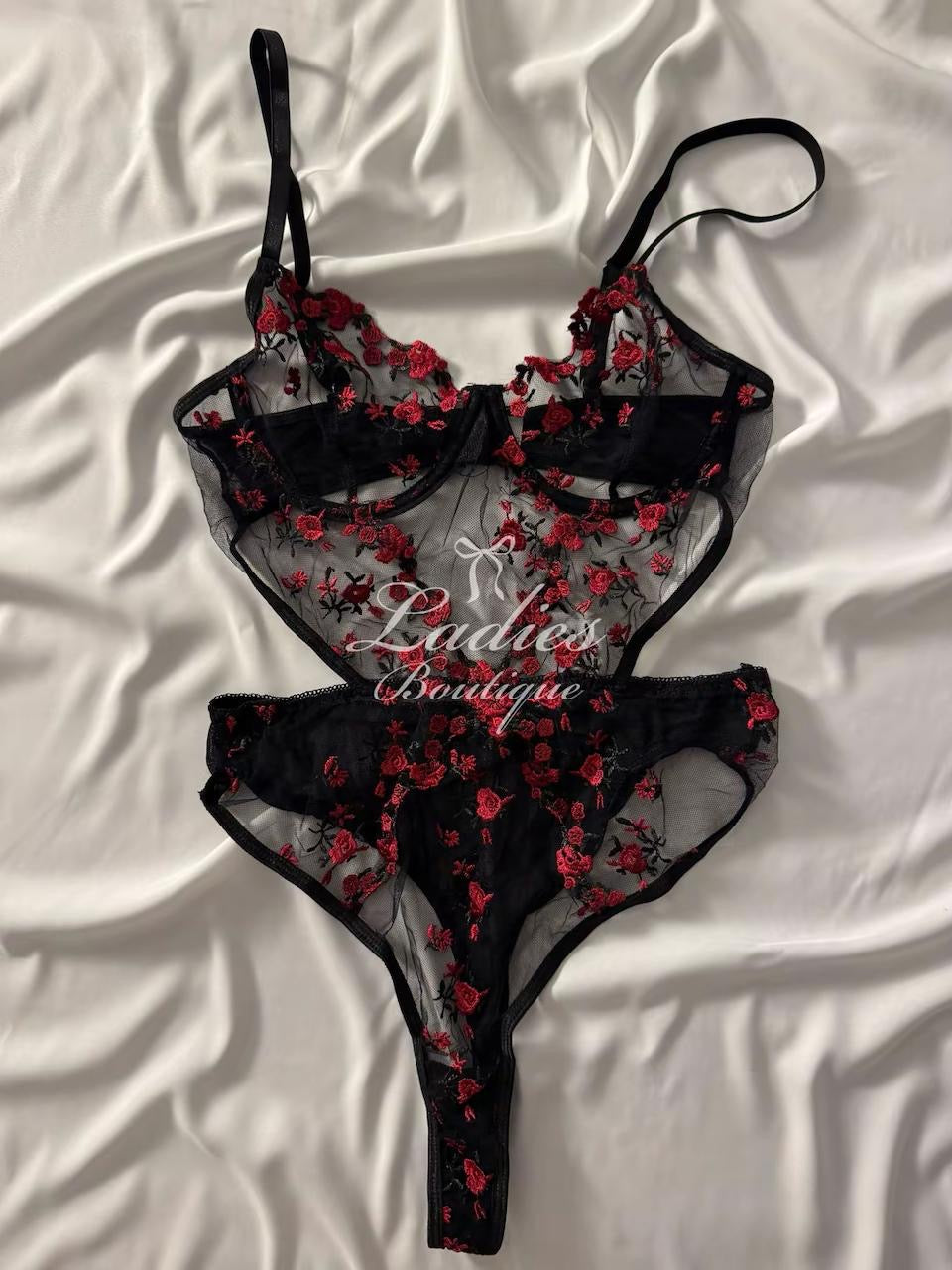 Midnight Blossom Bodysuit