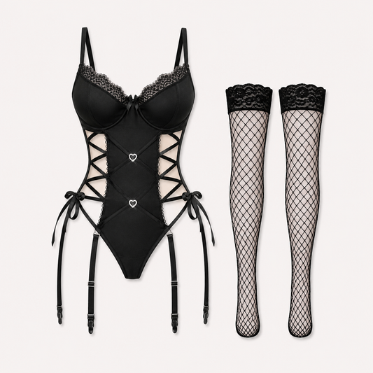 Midnight Heart Bodysuit