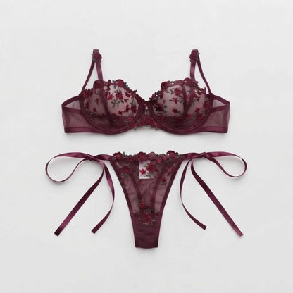 Burgundy Blossom set