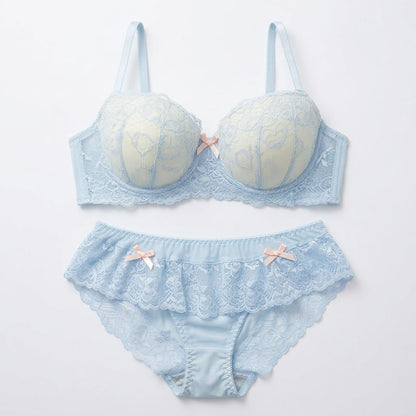 Sky Blue Lace Set