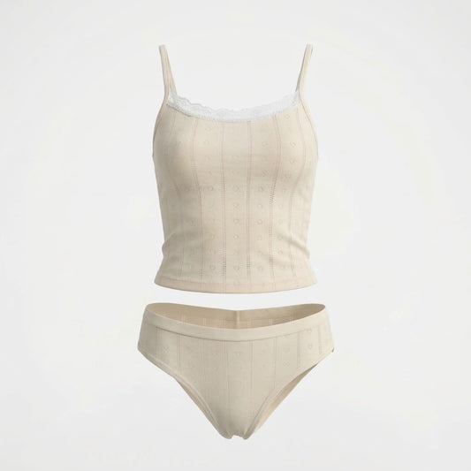 Ivory Bloom Cotton Set