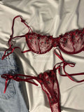 Burgundy Blossom set