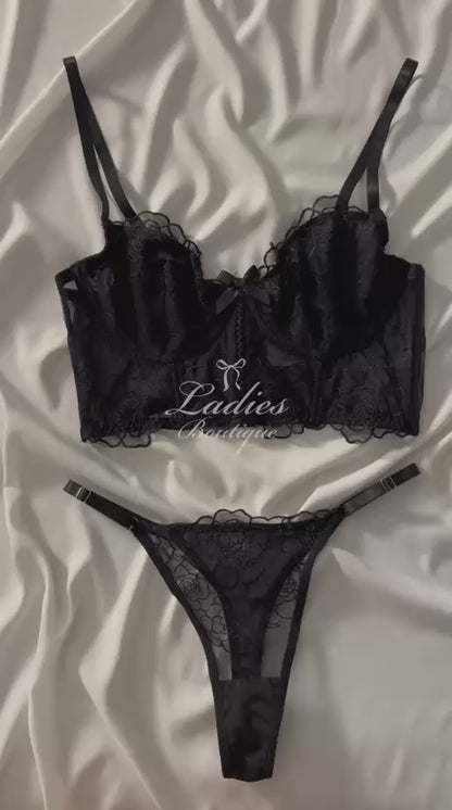 Rosette Corset Set